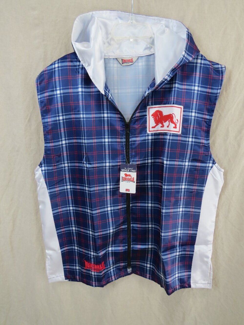 NEW Lonsdale London Clutton Hooded Ring Jacket SIZE XXL Boxing